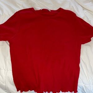 red top. never worn.